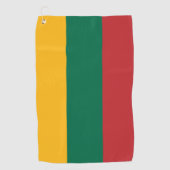 Litouwse vlag golfhanddoek (Voorkant)