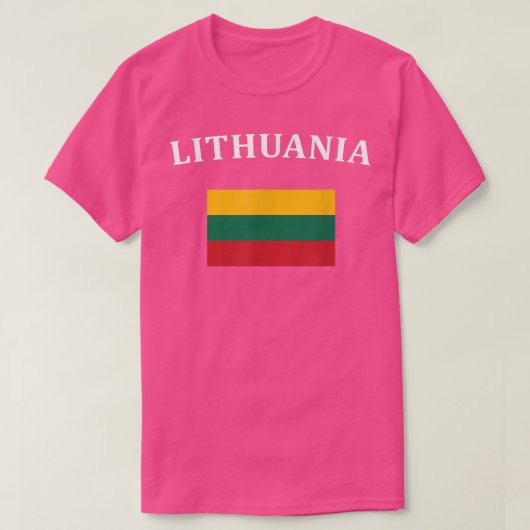 Litouwse vlag - Great Gift T-shirt (Design voorkant)