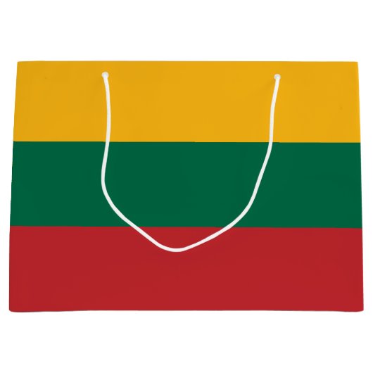 Litouwse vlag groot cadeauzakje (Voorkant)