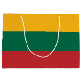 Litouwse vlag groot cadeauzakje (Achterkant)