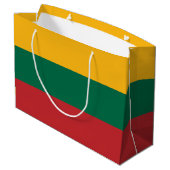 Litouwse vlag groot cadeauzakje (Achterkant Gekanteld)