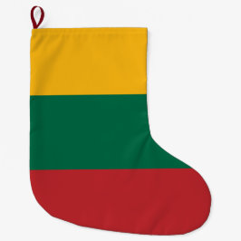 Litouwse vlag grote kerstsok