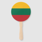 Litouwse vlag handwaaier (Achterkant)