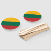 Litouwse vlag handwaaier (Niet-gemonteerd)