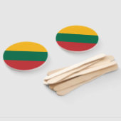 Litouwse vlag handwaaier (Niet-gemonteerd)