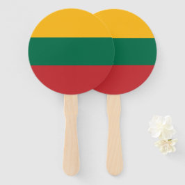 Litouwse vlag handwaaier