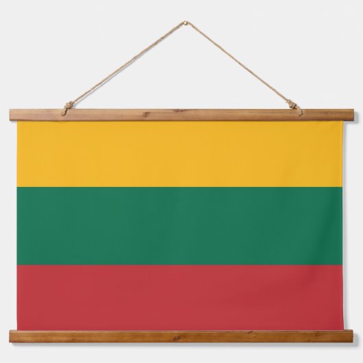 Litouwse vlag hangend wandkleed (Voorkant 3)