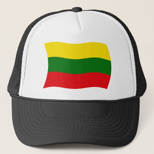 Litouwse Vlag Hoed Trucker Pet (Voorkant)