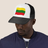 Litouwse Vlag Hoed Trucker Pet (In situ)