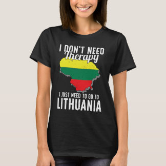 Litouwse Vlag I Litouwen Vlag I Vakantie I Lit T-shirt