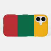 Litouwse vlag iPhone 16 hoesje (Achterkant horizontaal)