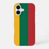 Litouwse vlag iPhone 16 hoesje (Achterkant)