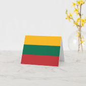 Litouwse vlag kaart (Gele Bloem)