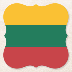 Litouwse vlag kartonnen onderzetters