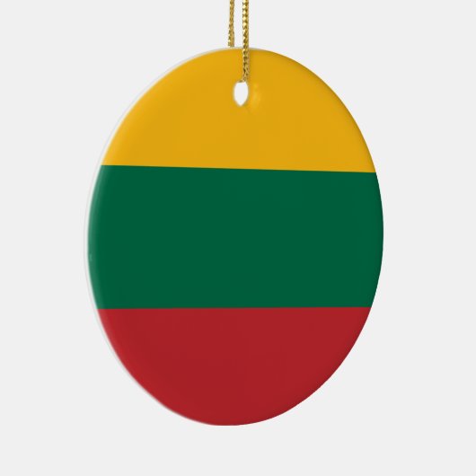 Litouwse vlag keramisch ornament (Rechts)