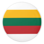 Litouwse vlag keramische knop (Voorkant)