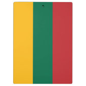Litouwse vlag klembord (Achterkant)