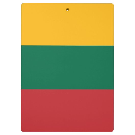 Litouwse vlag klembord (Achterkant)