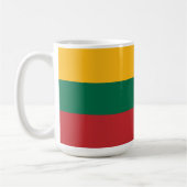 Litouwse vlag koffiemok (Links)