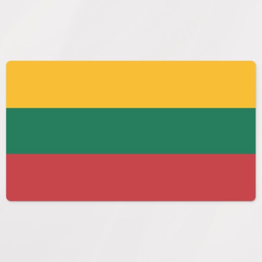 Litouwse vlag labels (Design 2)