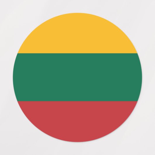 Litouwse vlag labels (Design 2)