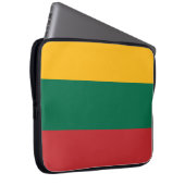Litouwse vlag laptop sleeve (Voorkant Rechts)