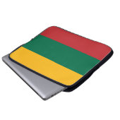 Litouwse vlag laptop sleeve (Voorkant onderkant)