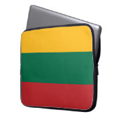 Litouwse vlag laptop sleeve (Voorkant Links)