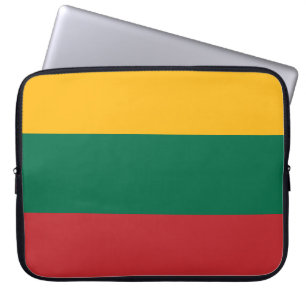 Litouwse vlag laptop sleeve