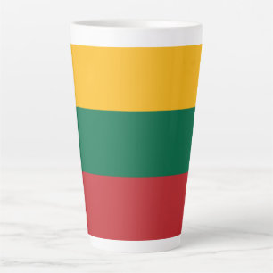 Litouwse vlag latte mok