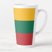 Litouwse vlag latte mok (Rechts)