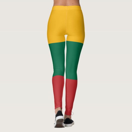 Litouwse vlag leggings (Achterkant)