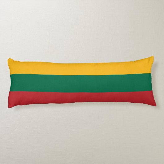 Litouwse vlag lichaamskussen (Achterkant)