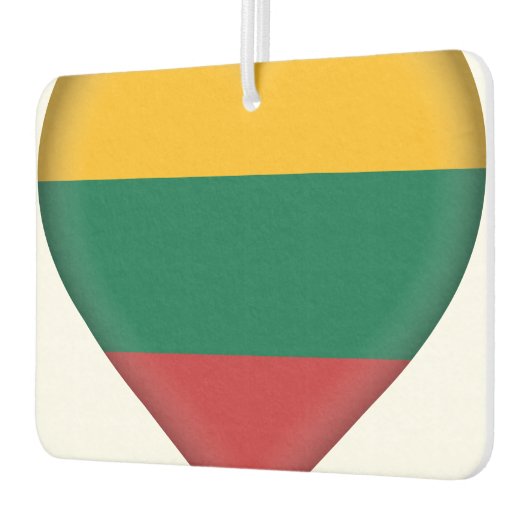 Litouwse vlag luchtverfrisser (Links)