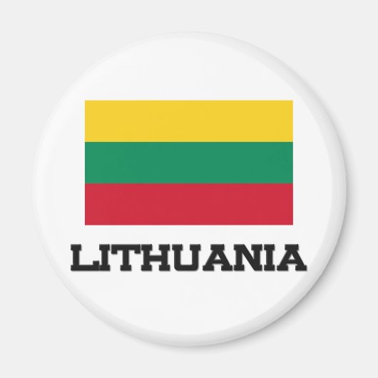 Litouwse vlag magneet (Voorkant)