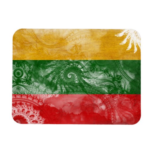 Litouwse vlag magneet (Horizontaal)