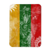 Litouwse vlag magneet (Verticaal)