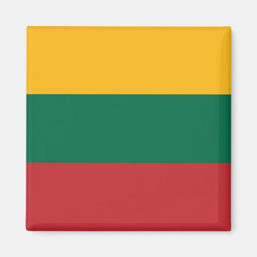 Litouwse Vlag Magneet (Voorkant)