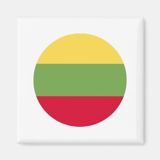 Litouwse vlag magneet (Voorkant)