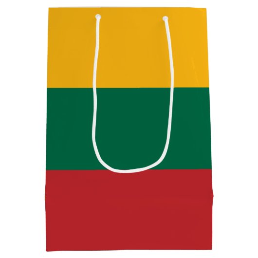 Litouwse vlag medium cadeauzakje (Achterkant)