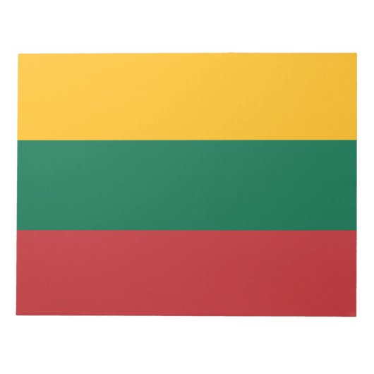 Litouwse vlag notitieblok (Voorkant)
