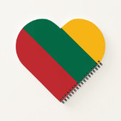 Litouwse vlag notitieboek (Achterkant)