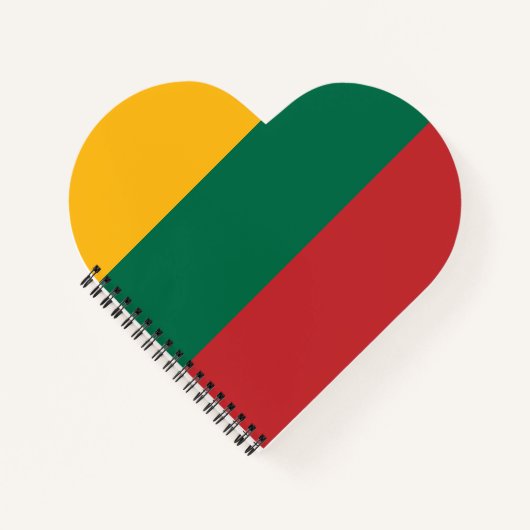 Litouwse vlag notitieboek (Voorkant)