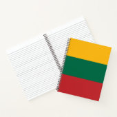 Litouwse vlag notitieboek (Binnen)