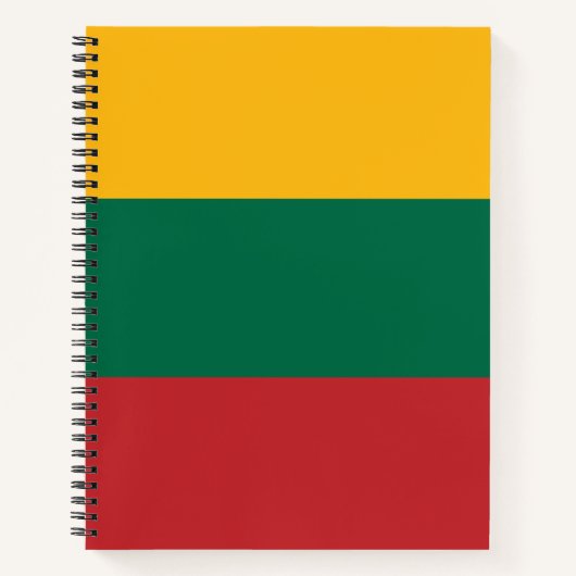 Litouwse vlag notitieboek (Voorkant)