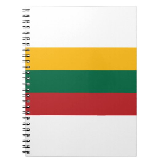 Litouwse vlag notitieboek (Voorkant)