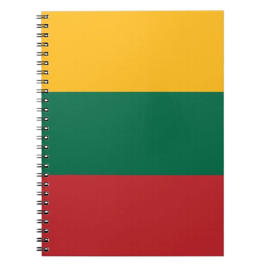Litouwse vlag notitieboek (Voorkant)