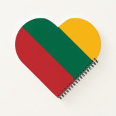 Litouwse vlag notitieboek (Achterkant)