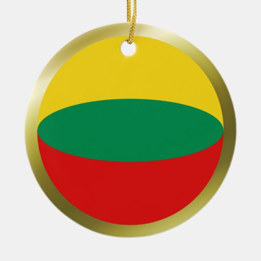 Litouwse Vlag Ornament (Voorkant)