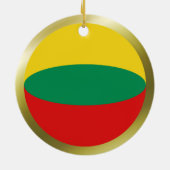 Litouwse Vlag Ornament (Achterkant)